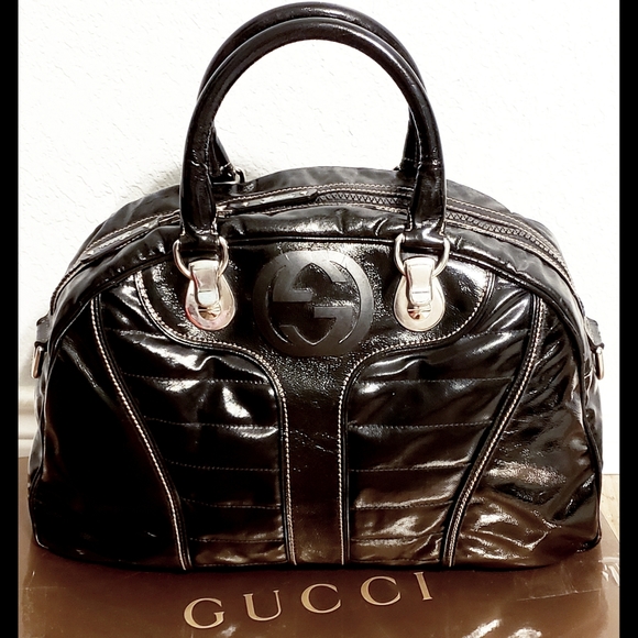 gucci satchel black
